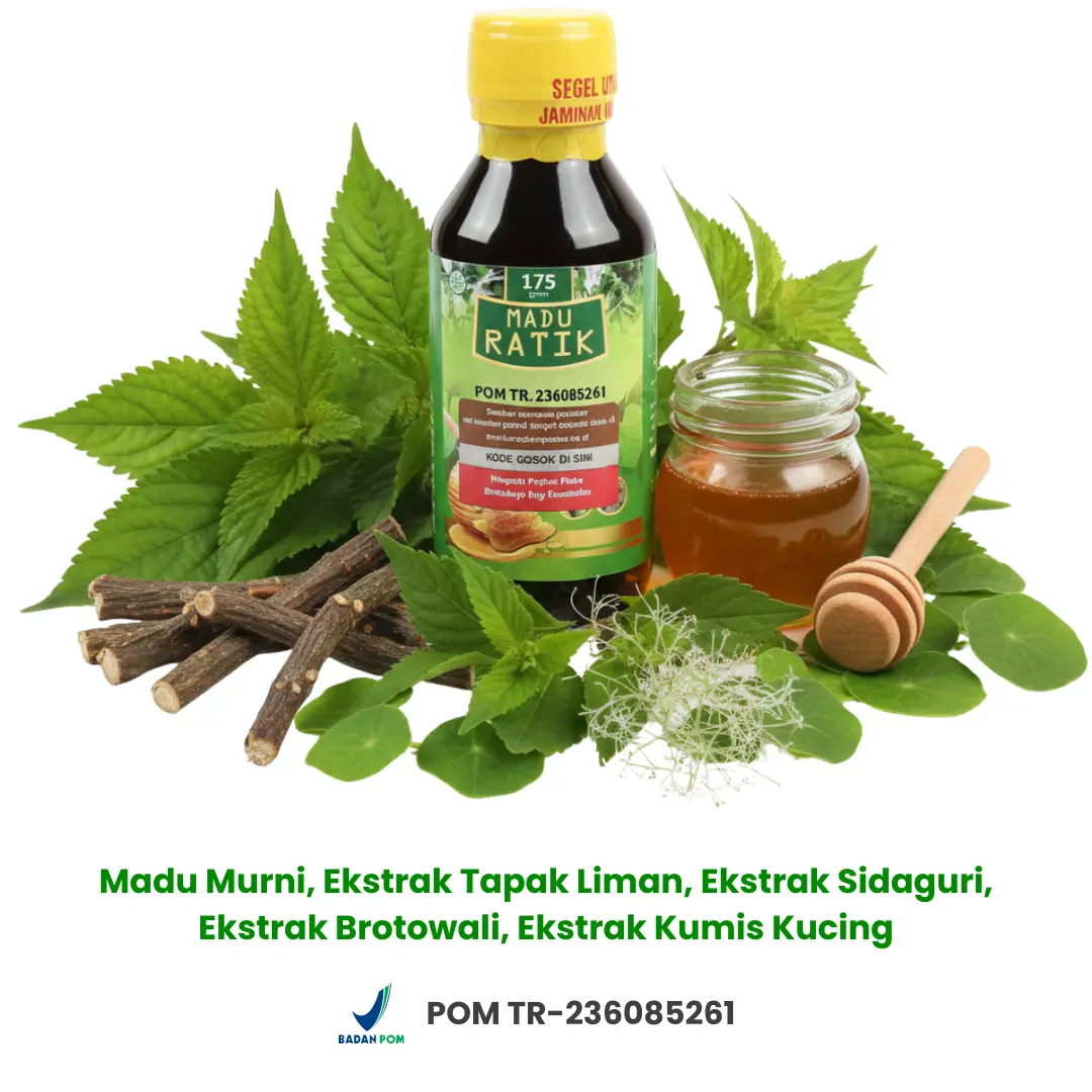 Komposisi herbal Madu Ratik