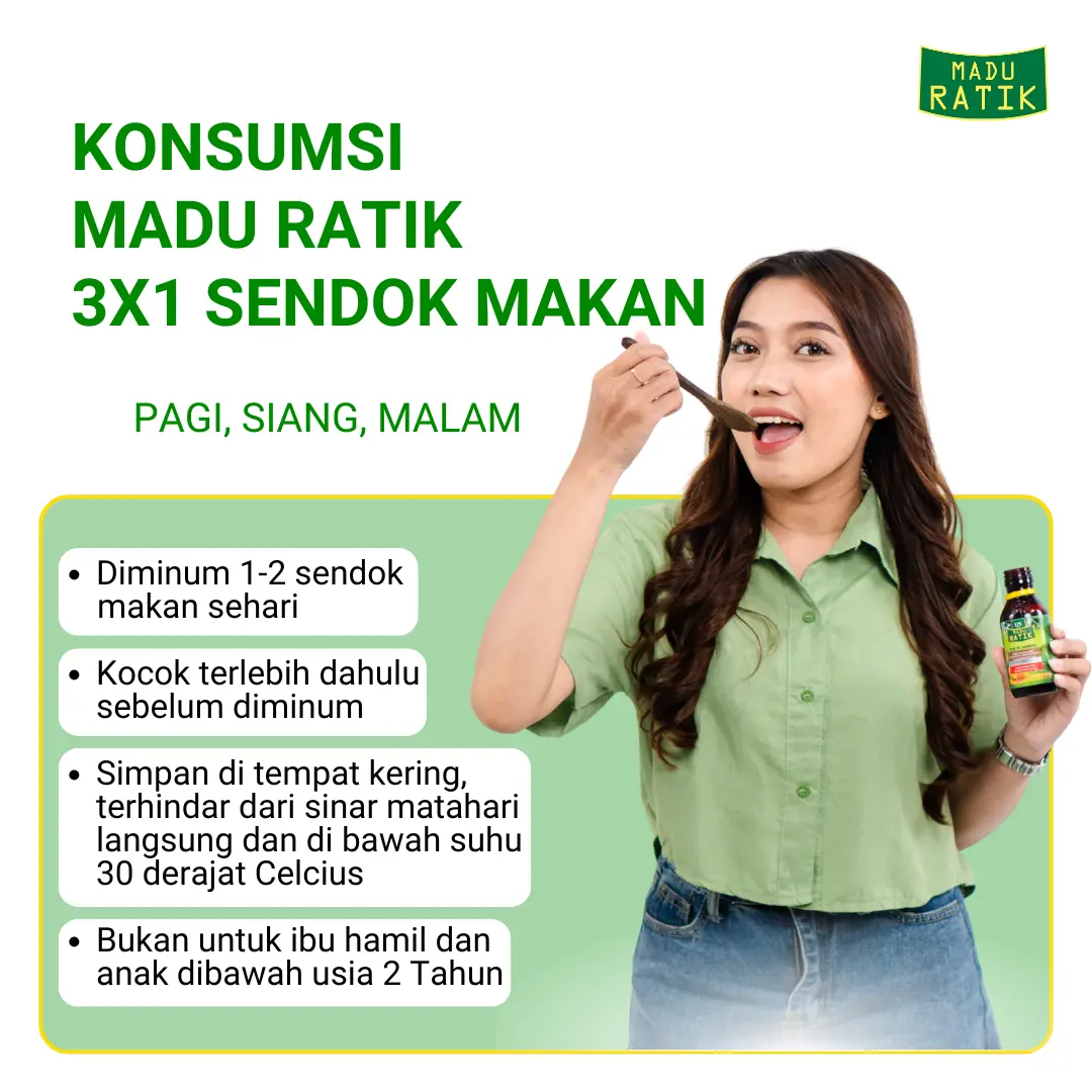 Cara konsumsi Madu Ratik